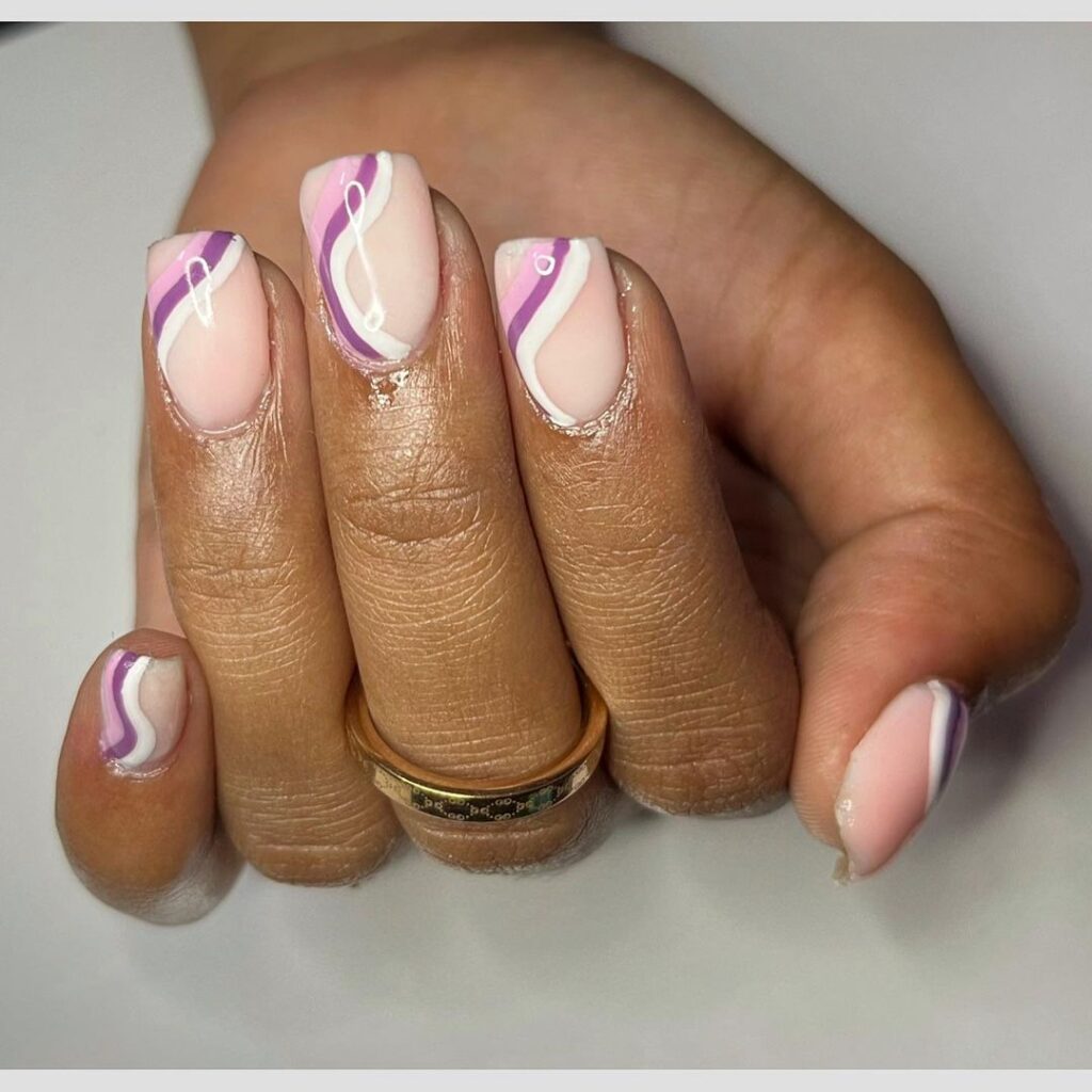 Mocha swirl ☕🍫 #nails #nailart... - Nails by Amber Dunson | Facebook